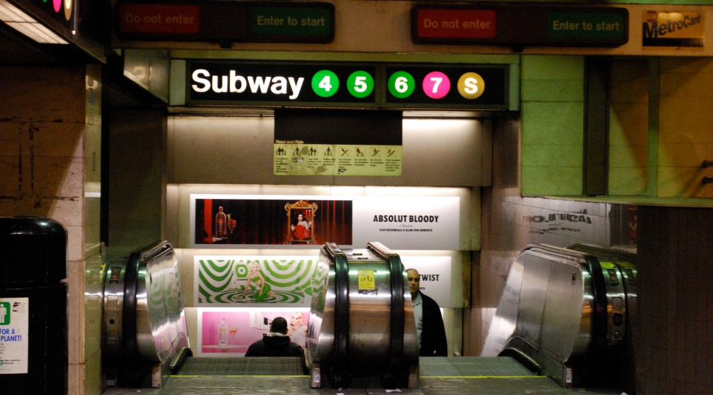 subway escalators